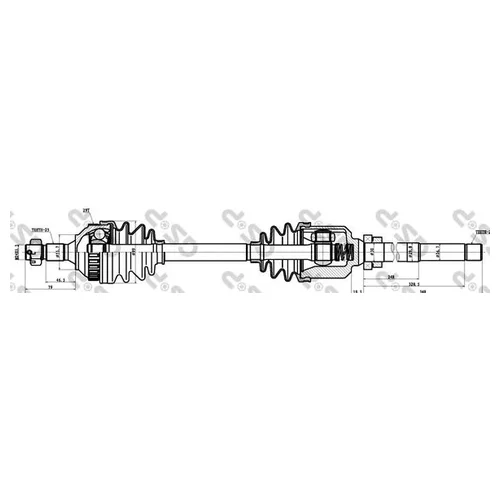    CITROEN BX/XSARA/ZX/PEUGEOT PARTNER 1.6-2.0 91- . +ABS 210023