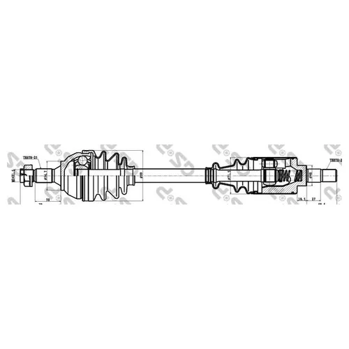 ������ � ����� CITROEN BERLINGO I/XSARA/PEUG PARTNER 1.1-1.6 96- ���. 210026