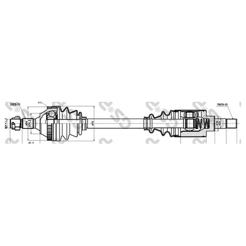    CITROEN BERLINGO I/PEUGEOT PARTNER I 1.1-1.4 96- . +ABS 210187