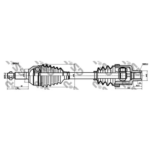    FORD MONDEO I-II 1.6-2.0 93-00 . -ABS 218005