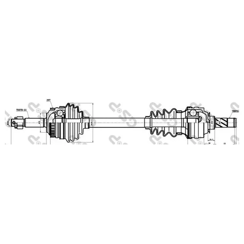    OPEL ASTRA F/VECTRA A 1.4-1.6 88-98 . +ABS 244002