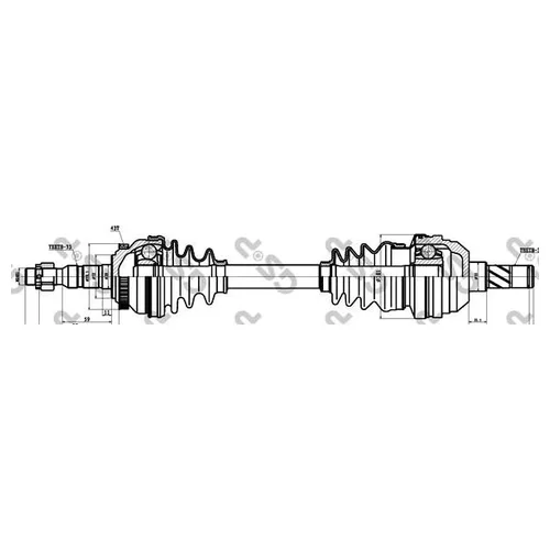    OPEL VECTRA A/CALIBRA 1.7TD-2.0 88-97 . +ABS 244014