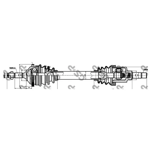    PEUGEOT 206 1.1-1.4 98- . +ABS 245027