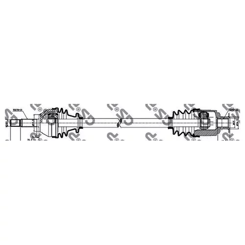    RENAULT 19 1.4-1.9D 88-96 . JB0/1/3 250002
