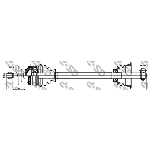    RENAULT MEGANE I 1.4-2.0 96-03 . +ABS JB1/3/JC5 250009