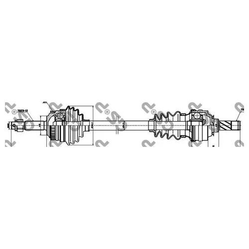    OPEL ASTRA F/VECTRA A 1.4-1.6 88-98 . +ABS 260002