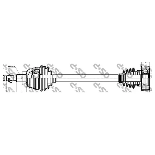    AUDI A3 I/SKODA/VW GOLF IV 1.4-1.9 96-10 . 261045