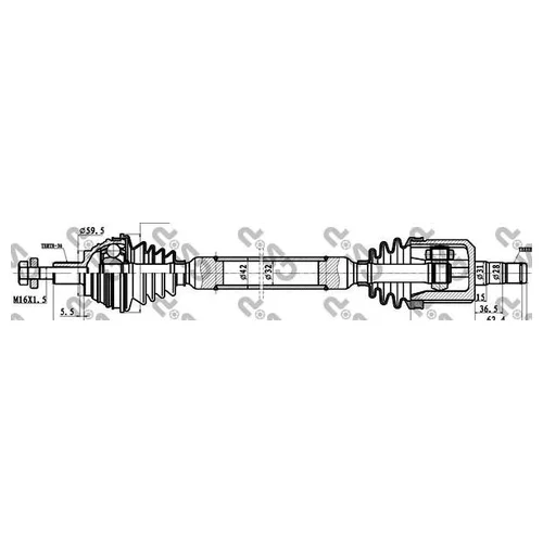   AUDI A3 II/SKODA/VW GOLF V-VI/PASSAT VI 1.6-2.0 03- . 261094