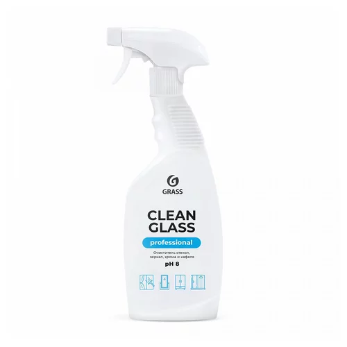 ОЧИСТИТЕЛЬ СТЕКОЛ И ЗЕРКАЛ CLEAN GLASS PROFESSIONAL, 600 МЛ. 125552