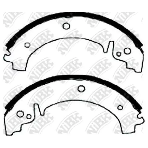 КОЛОДКА ТОРМОЗНАЯ БАРАБАННАЯ FN0503