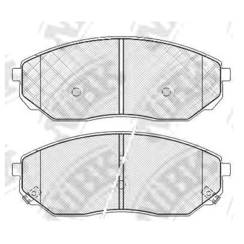 К-Т ТОРМ. КОЛОДОК FR KIA SORENTO I PN0441