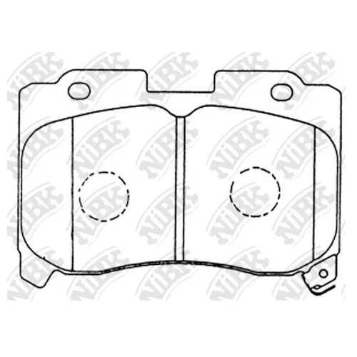 КОЛОДКИ ТОРМОЗНЫЕ ПЕРЕДНИЕ PN1360