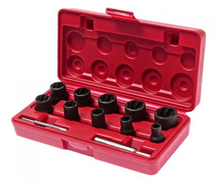 НАБОР ГОЛОВОК ДЛЯ ПОВРЕЖДЕННЫХ БОЛТОВ И ГАЕК 8-21ММ, 12 ПРЕДМЕТОВ (В КЕЙСЕ) JTC /1 JTC1321