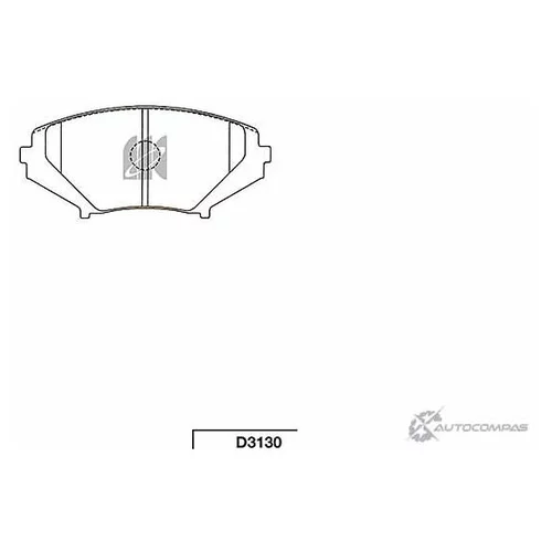 КОЛОДКИ ТОРМОЗНЫЕ D3130