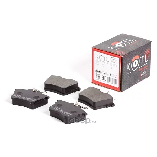 КОЛОДКИ ТОРМОЗНЫЕ CITROEN C5, PEUGEOT 407, 607 ЗАДНИЕ К-Т 1596KT