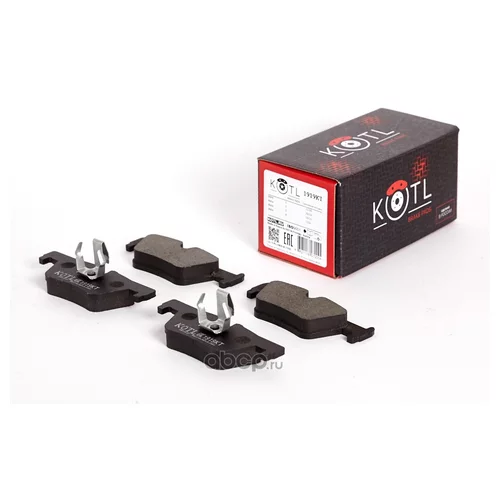 КОЛОДКИ ТОРМОЗНЫЕ BMW 1 F20 10-/3 F30 11- ЗАДНИЕ 1919KT