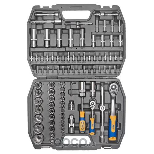НАБОР ИНСТРУМЕНТА 1/2DR И 1/4DR 94 ПРЕДМЕТА KT700306