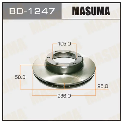 ДИСК ТОРМОЗНОЙ MASUMA BD1247