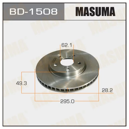 ДИСК ТОРМОЗНОЙ MASUMA FRONT CROWN, MARK X/ GRS18#, UZS18# BD1508
