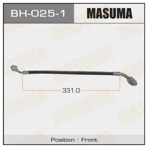 ШЛАНГ ТОРМОЗНОЙ MASUMA N- /FRONT/ TERRANO, DATSUN #D21 4WD RH BH-025-1