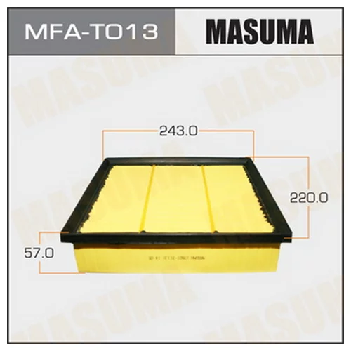 ВОЗДУШНЫЙ ФИЛЬТР  MASUMA   TOYOTA/ CAMRY/ GSV50L     (1/20) MFAT013
