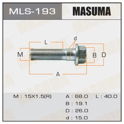   MASUMA   TOYOTA MLS-193
