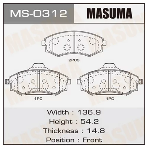    MASUMA  SSANG YONG/REXTON/V2300, V2800, V2900, V3200 FRONT   (1/12) MS0312