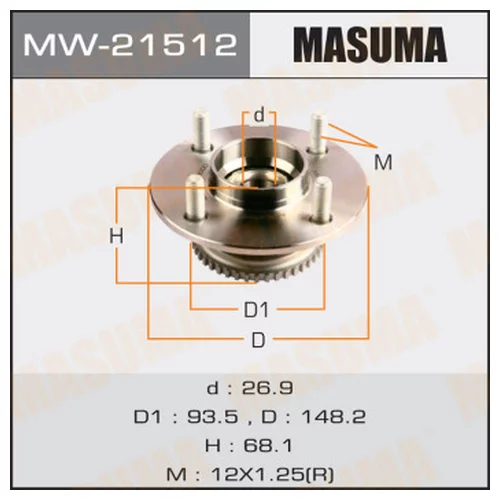 СТУПИЧНЫЙ УЗЕЛ MASUMA MW21512