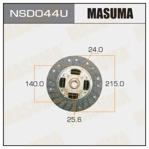 ДИСК СЦЕПЛЕНИЯ MASUMA 2151402425.6 (1/10) NSD044U