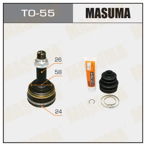 ШРУС  MASUMA  24X58X26  (1/6) TO-55