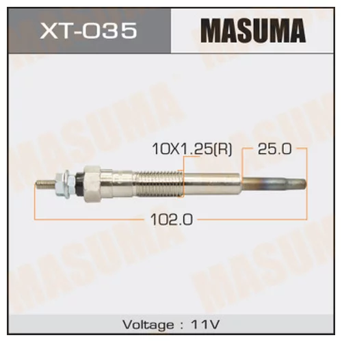 СВЕЧА НАКАЛИВАНИЯ MASUMA   CP-22 /1KZ-TE, 3C-T     (1/10/100) XT-035