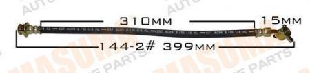 ШЛАНГ ТОРМОЗНОЙ NISSAN (ПЕРЕД.) DATSUN D22 2WD RH bh-144-2
