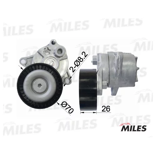 НАТЯЖИТЕЛЬ РЕМНЯ ПРИВОДНОГО MB W210/211/202/203/VITO OM 611 98- AG00315 AG00315