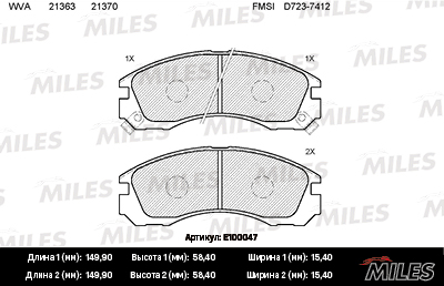   MITSUBISHI OUTLANDER 03] / PAJERO 90]00 / 00]  E100047