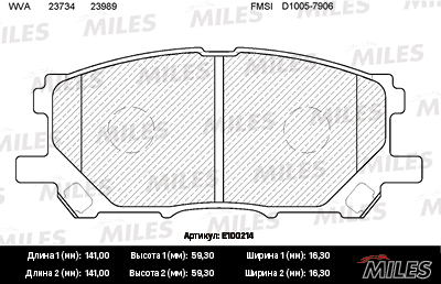   (LEXUS RX300 / RX330 / RX350 03>08 / RX400H 05>09) E100214 E100214