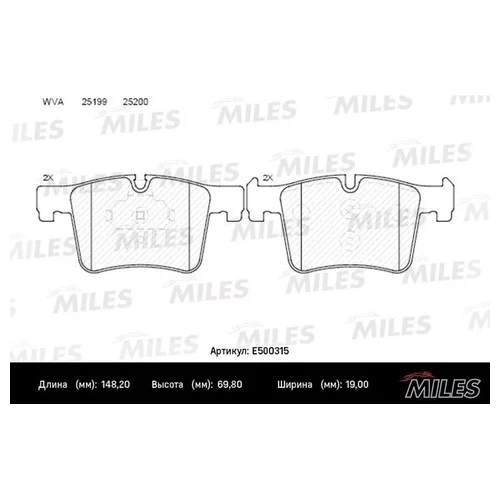   BMW 1 F20/3 F30/X3 F25 10-  CERAMIC E500315