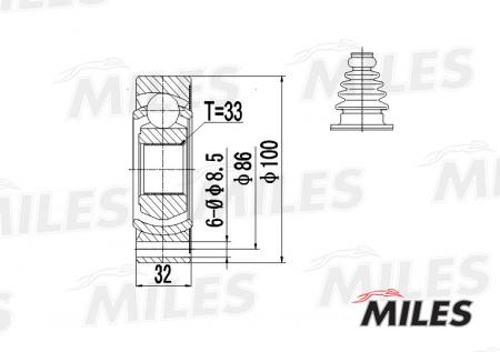  AUDI 80 / 90 / SKODA / VW PASSAT II-IV 1.8-2.8 81-97 . GA10007