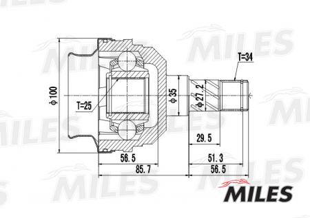  OPEL ASTRA / KADETT / VECTRA / SAAB 900 1.7D-2.5 91- . GA10022 GA10022