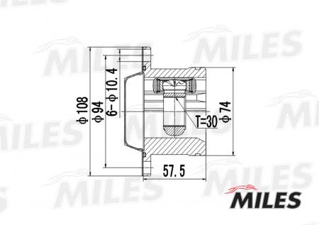  SKODA FABIA / VW GOLF / POLO / BORA 1.4-2.3 98- . GA10025 MILES GA10025 GA10025