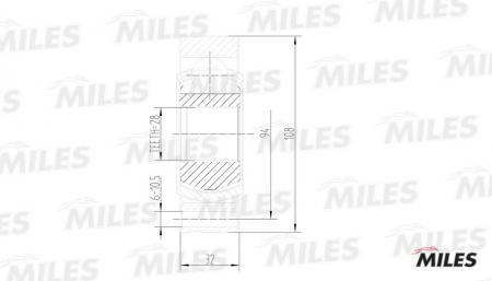  VW T4 1.9D-2.8 90-03 . GA10036 GA10036