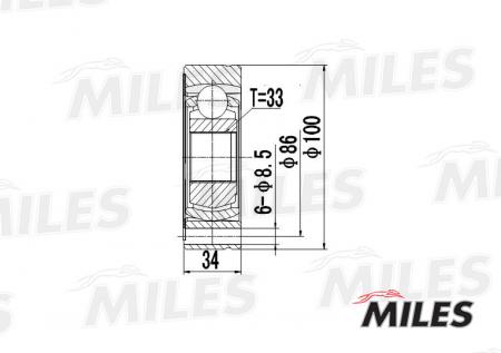 AUDI 80 / A4 I / SKODA / GOLF I-III / PASSAT II-IV 1.6-2.9 81-10 . GA12005