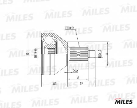 AUDI A1/A2/SKODA/VW POLO IV-V/FOX 1.2TSI-2.0 99- . GA20020