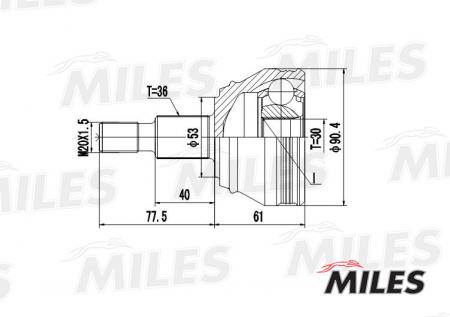  AUDI A3 / VW G3 / G4 / PASSAT / SKODA OCTAVIA 1.4-2.9 91-06 . GA20021 GA20021