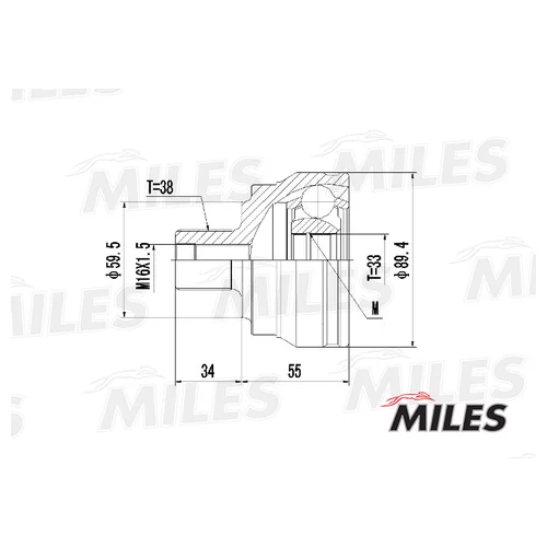  AUDI A4 1.9D-3.0 00-04 . GA20031 GA20031