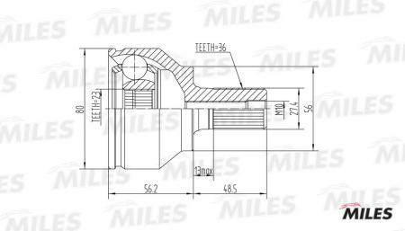  FORD FOCUS 1.4-2.0 04- . GA20107 GA20107