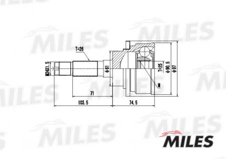  FORD RANGER / MAZDA B-SERIE 2.5D 02- . GA20121 GA20121