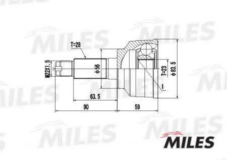  MAZDA 626 IV-V / MX-6 II 1.8-2.0D 91-02 . GA20227