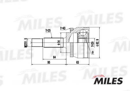  MITSUBISHI CARISMA 1.6-1.9TD 96-99 . +ABS GA20250