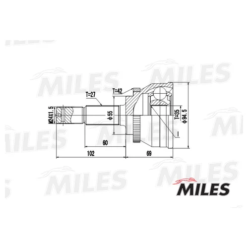  NISSAN ALMERA 1.8-2.2D 00- . GA20287 GA20287