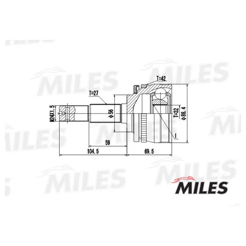  NISSAN BLUEBIRD/PRIMERA 1.8/2.0 85-96 . GA20295 GA20295
